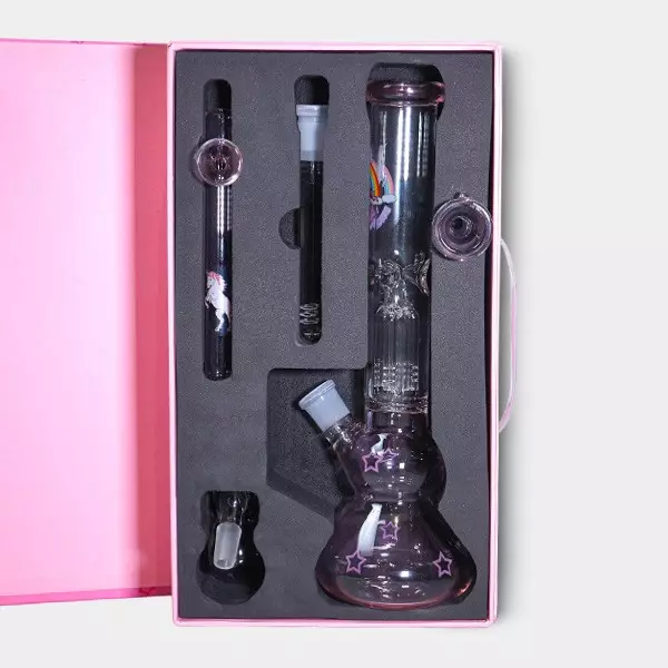 Bong Percolador con Maleta 'Bitch Bong' componentes