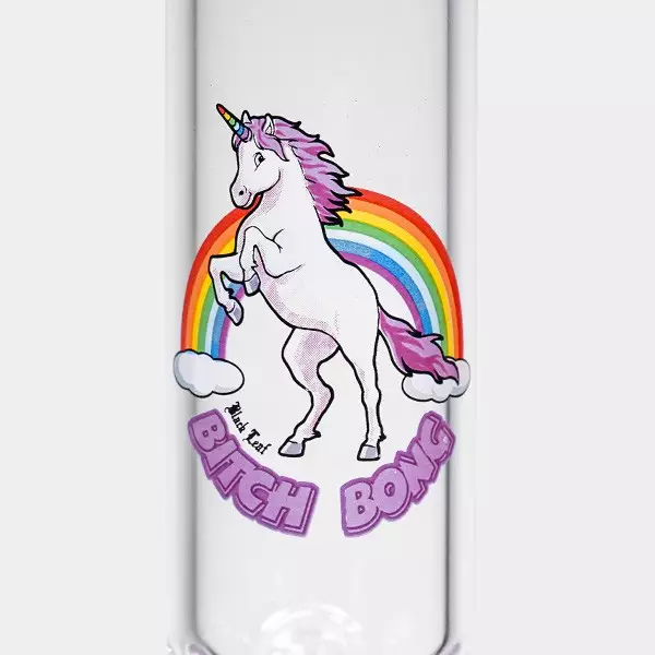 Bong Percolador con Maleta 'Bitch Bong' detalle cuello botella