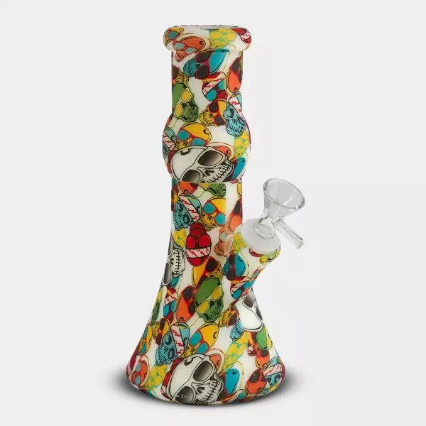 Bong Silicone Fluorescente 23 cm