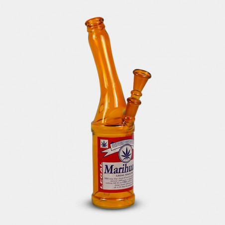 Bong Beer Bottle Glass 26 cm