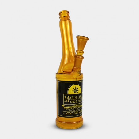 Bong Beer Bottle Glass 26 cm