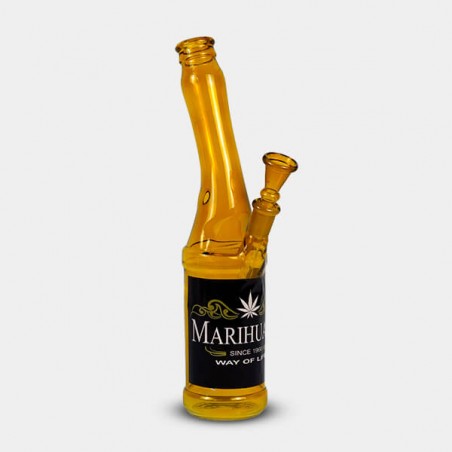 Bong Beer Bottle Glass 26 cm