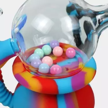 Silicone Bong Marble GB portátil - GB a marca verde