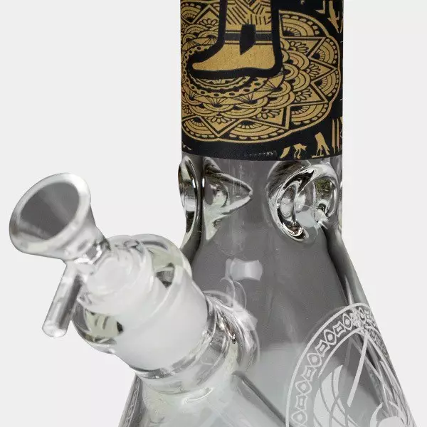 Bong de Cristal Egyptian Mysteries 41cm Bong de Cristal Egyptian Mysteries 41cm detalle percolador