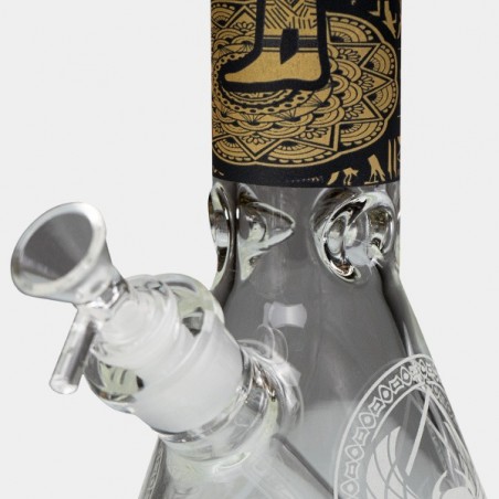 Bong de Cristal Egyptian Mysteries 41cm detalle percolador