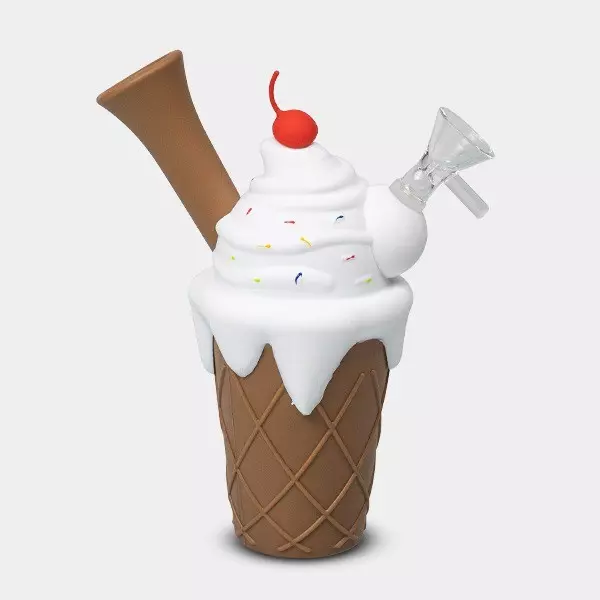 Silicone Bong resistente Ice Cream - GB a marca verde