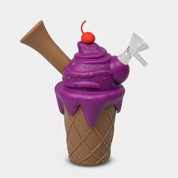 Bong De Silicone Copo Gelado