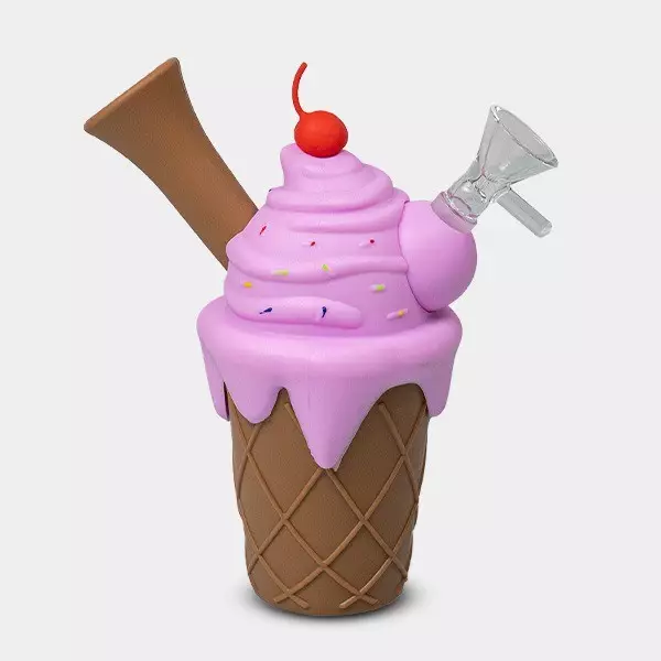 Silicone Ice Cream Cone Bong