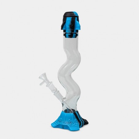 Bong Cohete azul y negro