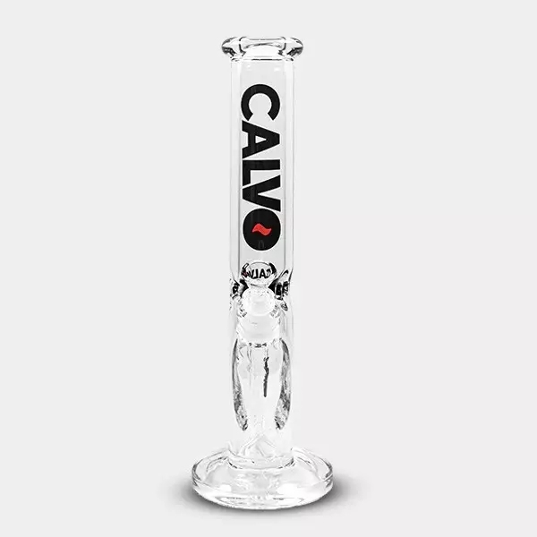 Calvo Glass Straight Tube 35cm (13.7in) Calvo Glass Straight Tube 35cm (13.7in) - GB The Green Brand