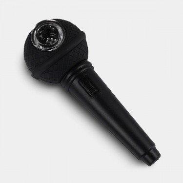 Pipa de Silicona Micrófono negro