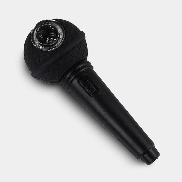 Pipa de Silicona Micrófono negro
