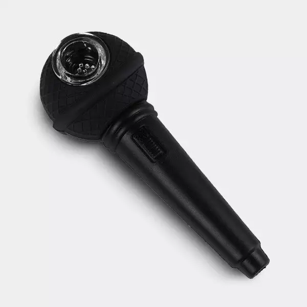 Pipa de Silicona Micrófono negro