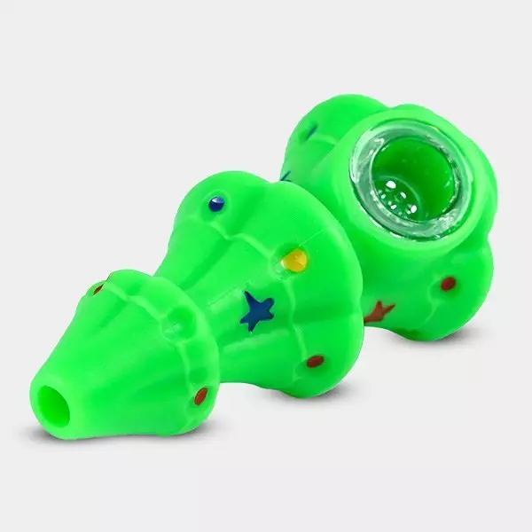 Christmas Tree Silicone Pipe - GB The Green Brand