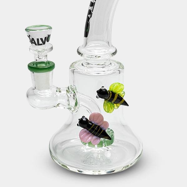 Bee Rig Lite Verde 19cm detalle abejas