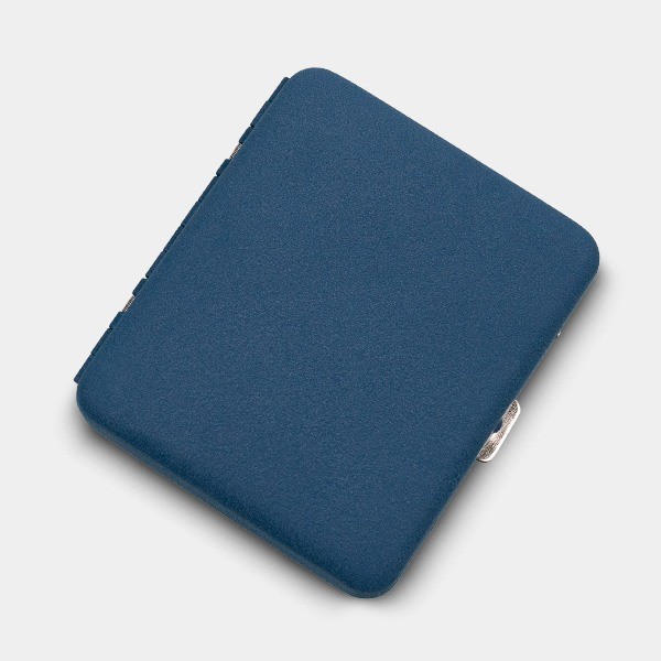 Pitillera Metálica Champ Sandy azul cerrada