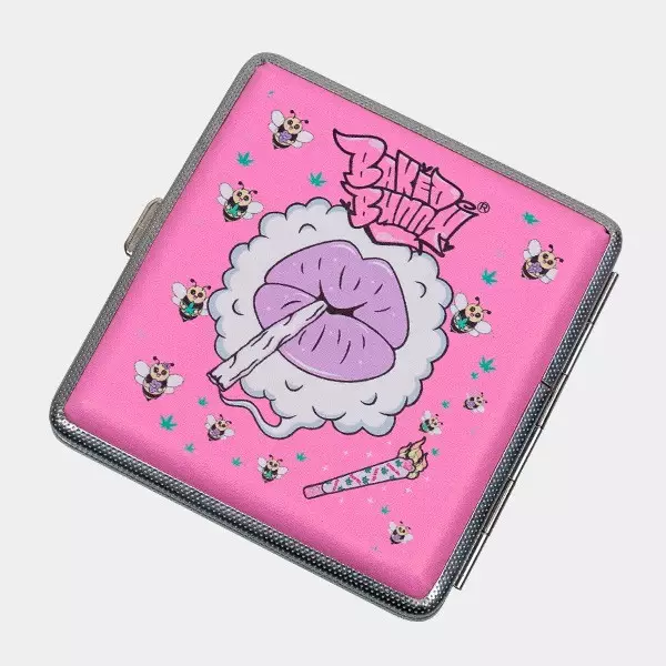 Pitillera Rosa de Metal Pitillera Rosa de Metal lips