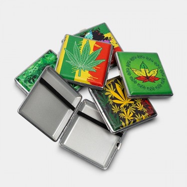 Cigarreira de Metal Rasta