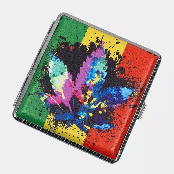 Cigarreira de Metal Rasta