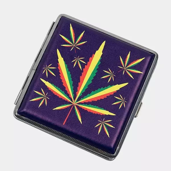 Cigarreira de Metal Rasta