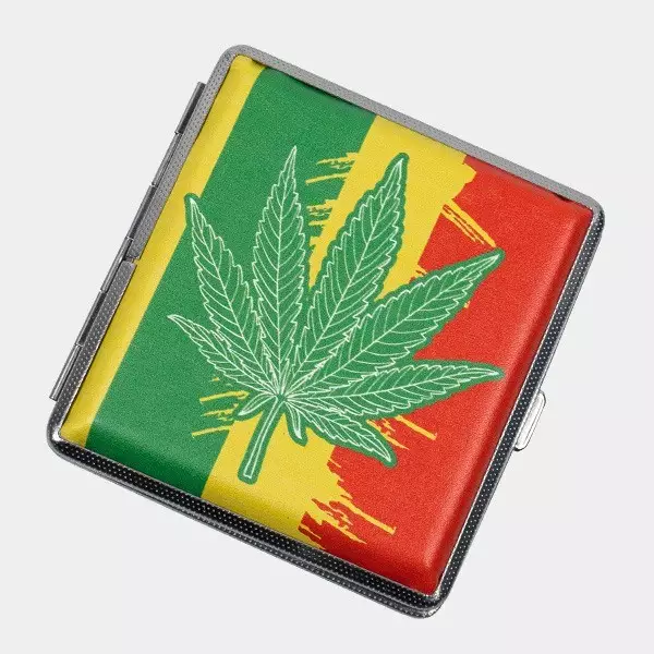 Rasta Metal Cigarette Case