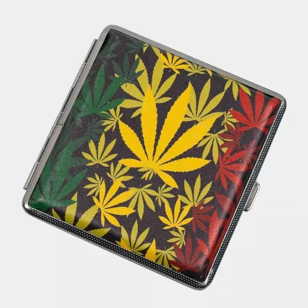 Cigarreira de Metal Rasta