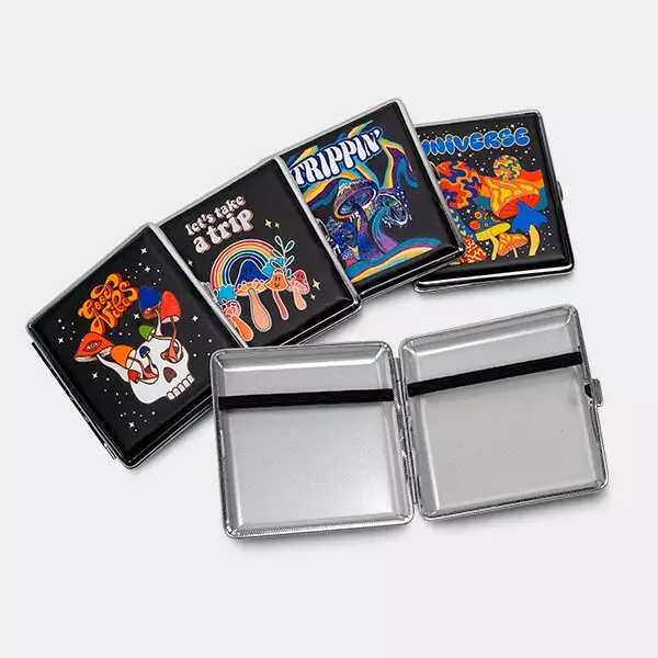 View Metal Cigar Case - Champ Mushroom - GB The Green Brand