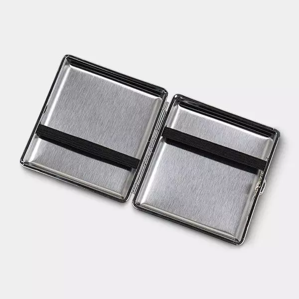 Pitillera Metálica Champ Mushroom Pitillera Metálica Champ Mushroom abierta