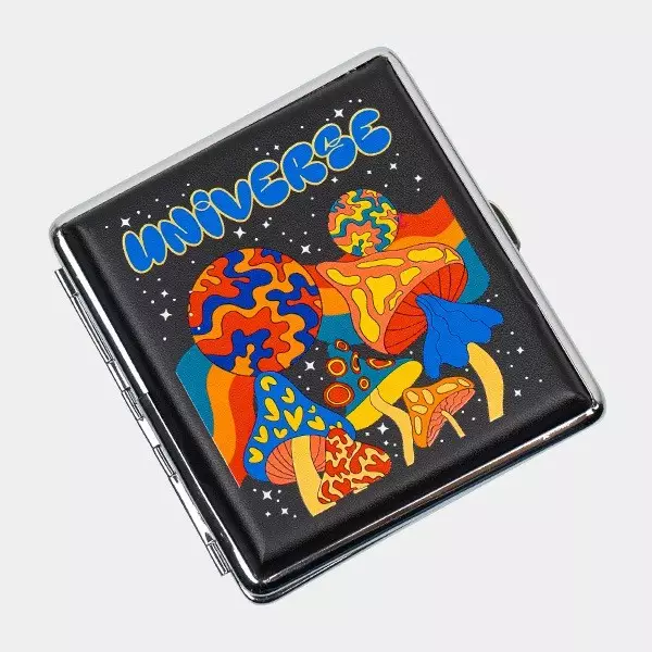 Cigarreira Metálica Champ Mushroom - GB The Green Brand