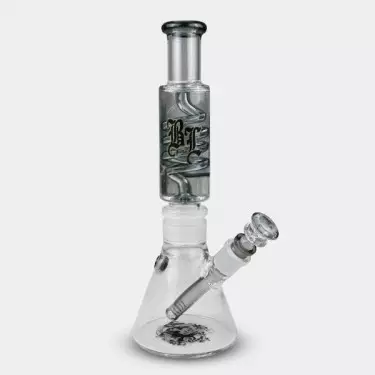 Bong Refrigerante con Gel a Spirale Black Leaf