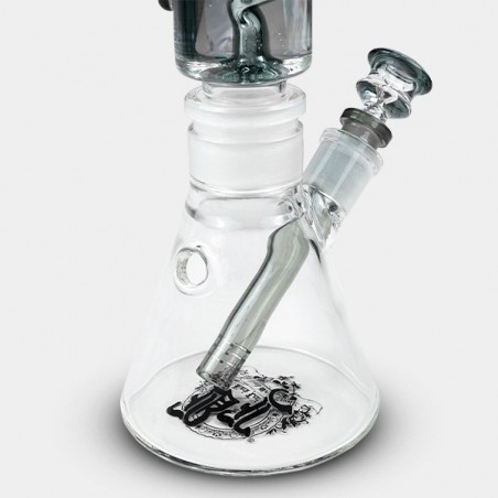 Bong Refrigerante con Gel a Spirale Black Leaf detalle base