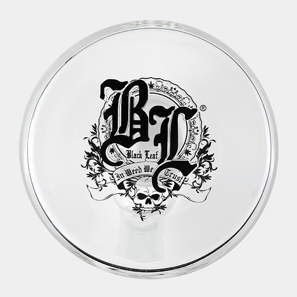 Bong Refrigerante con Gel a Spirale Black Leaf detalle culo