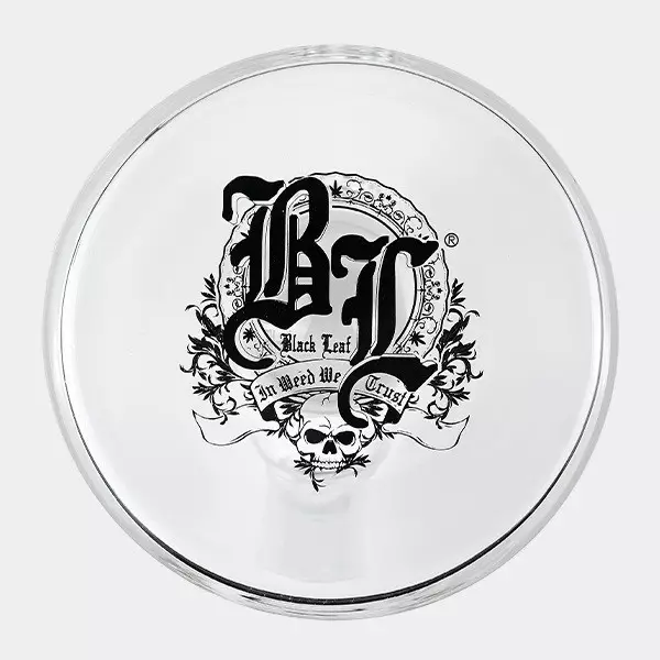 Bong Refrigerante con Gel a Spirale Black Leaf detalle culo