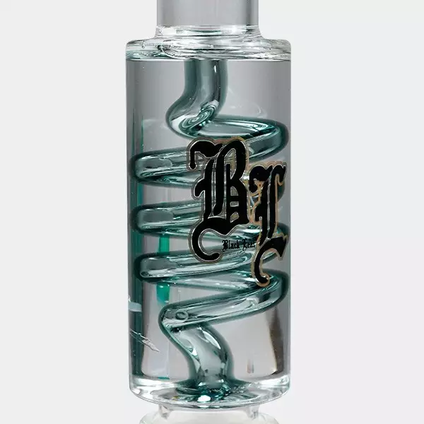 Bong Refrigerante con Gel a Spirale Black Leaf detalle