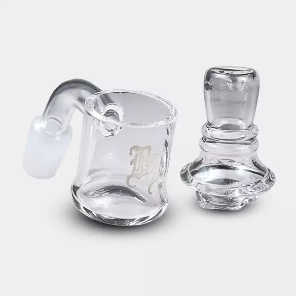 Black Leaf Banger Set with Carb Cap - GB The Green Brand