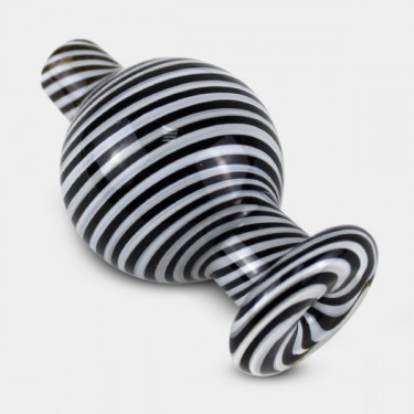 Karb Cap Espiral Mezcla de colores blanco y negro