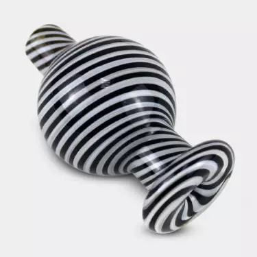 Karb Cap Espiral Mezcla de colores blanco y negro