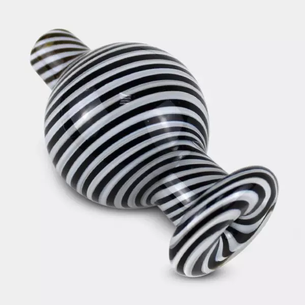 Karb Cap Espiral Mezcla de colores blanco y negro