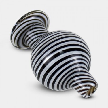 Karb Cap Espiral Mezcla de colores blanco y negro