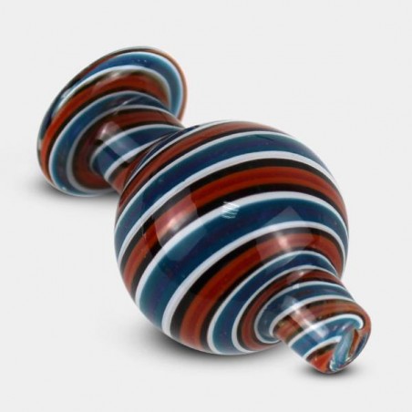 Karb Cap Espiral Mezcla de colores rojo y azul