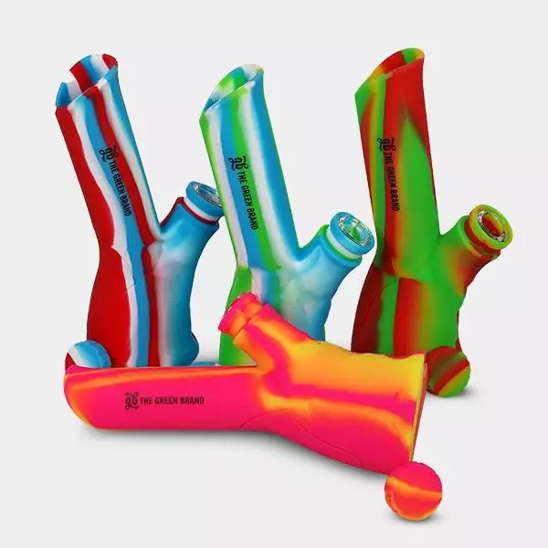 View The GB Silicone Bong is portable and eye-catching - GB The Green Brand