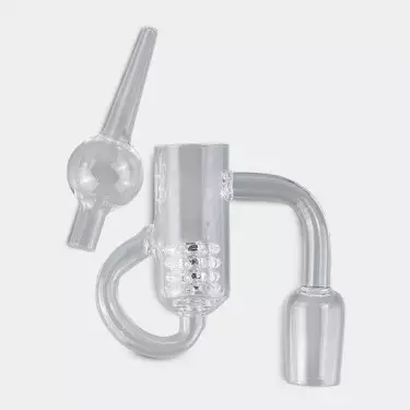 Loop Banger with 18 mm male 90º Carb Cap - GB The Green Brand