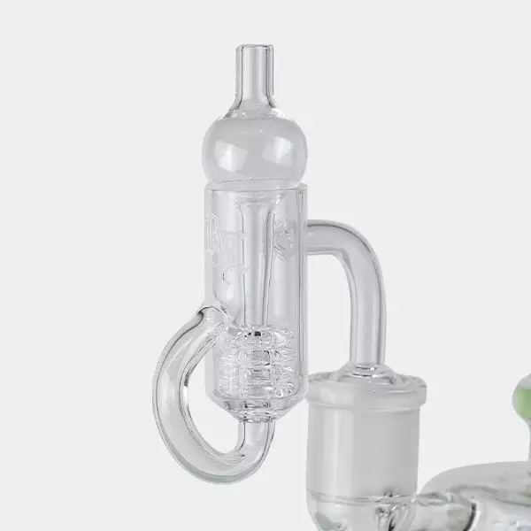 Loop Banger com Carb Cap 18mm Masculino 90o Loop Banger com Carb Cap 18mm Male 45o - GB A marca verde