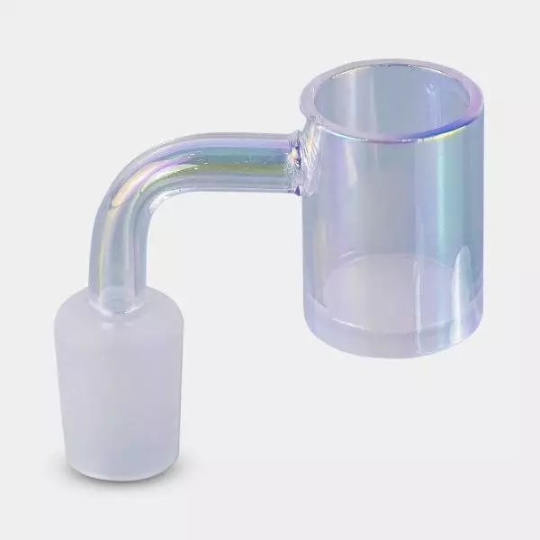 View Banger Quartzo Arco-iris Macho 90º 19 mm - GB The Green Brand