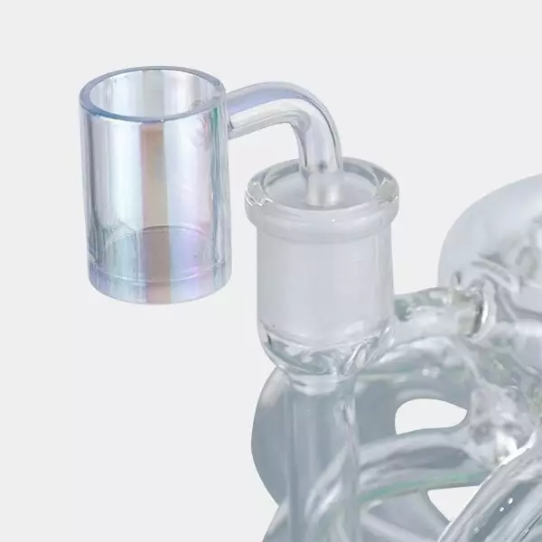 Banger Quartzo Arco-iris Macho 90º 19 mm - GB The Green Brand