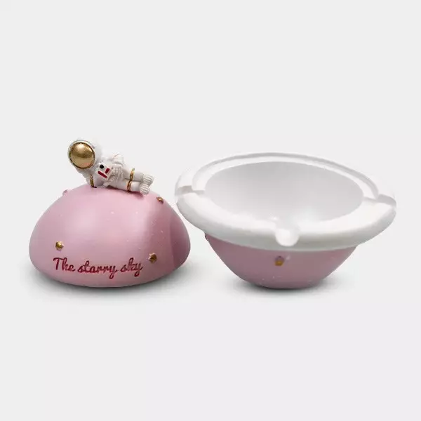 ASHtronaut Pink Ashtray ASHtronaut Pink Ashtray - GB The Green Brand