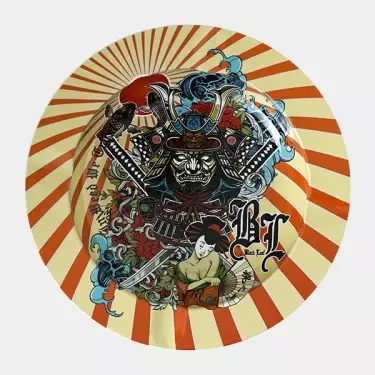 Cenicero de Metal Marihuana ronin geisha