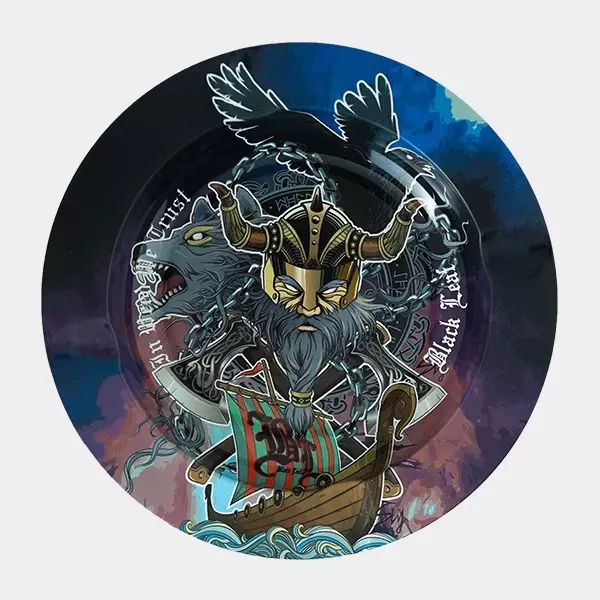 Cenicero de Metal Marihuana valhalla