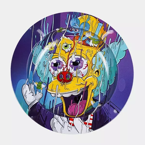 Cenicero de Metal Marihuana melting k