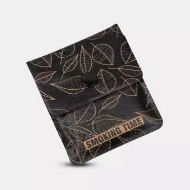 Cenicero Portátil Smoking Time negro